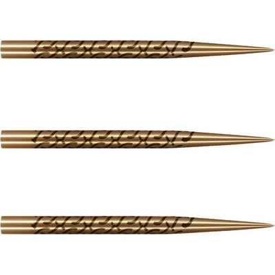 steel Shot Warrior Kapeny 38mm, zlaté - 3ks