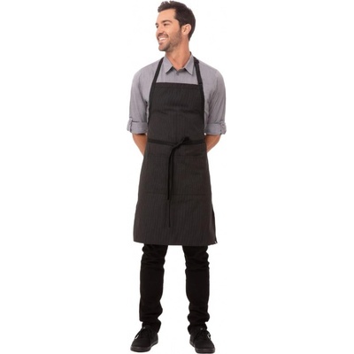 Chef Works A229 náprsní zástěra s tenkým proužkem