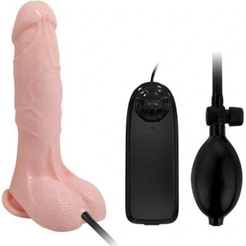 Inflatable And Vibrating Realistic Dildo