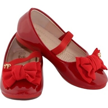 Dívčí balerínky s mašlí nazouvací 139-128S