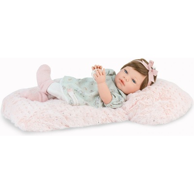 Marina & Pau Realistické miminko Míša ve světle modrých šatičkách Sweet Baby Nana 42 cm
