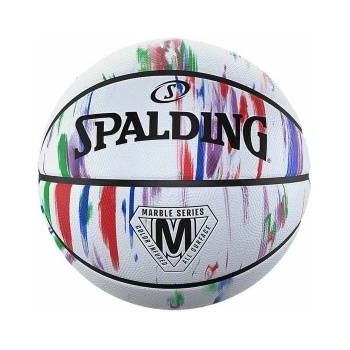SPALDING Баскетболна Топка Spalding Spalding Marble Series Бял 5