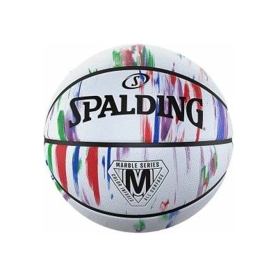 SPALDING Баскетболна Топка Spalding Spalding Marble Series Бял 5