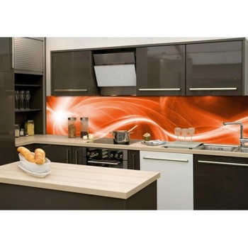 DIMEX ART s. r. o Фототапет за кухня - оранжев абстракт 260 x 60 см