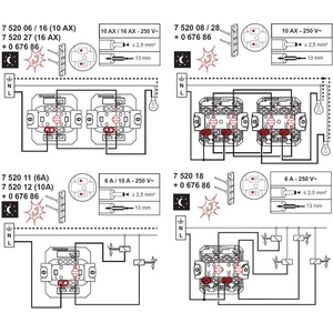 LEGRAND LED лампа за подсветка (бяла) за девиаторен ключ 230V 0.15мА - 067686 (067686)