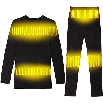 BEZDOTEKU vyhřívané termoprádlo Savior pánské černé