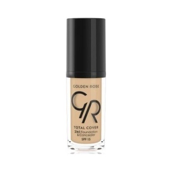 Golden Rose total cover 2in1 foundation+concealer 03 30 ml