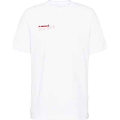 Mammut Мъжка тениска Mammut Base T-Shirt Multi-Pitch T-shirt - White - размер XXL (216-7411-0415)