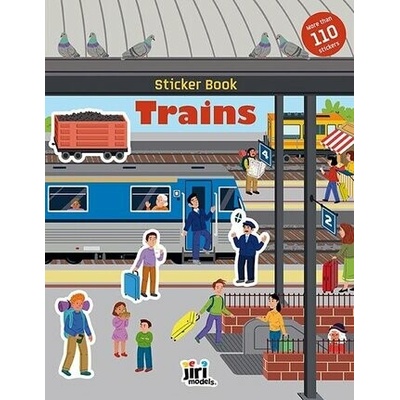 Sticker book Trains
