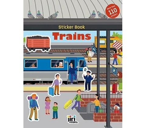 Sticker book Trains