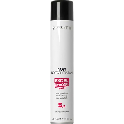 Lak na vlasy so silnou fixáciou Selective Professional Now Next Generation Excel Strong Finish - 500 ml