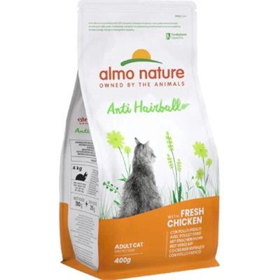 Almo Nature HOLISTIC Anti Hairball kuracie mäso 400 g