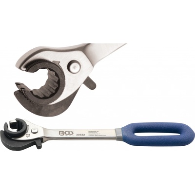 BGS technic Ráčnový očkový klíč, otevřený 12 mm BGS 30832