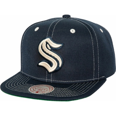 Mitchell & Ness Seattle Kraken Contrast Natural Snapback