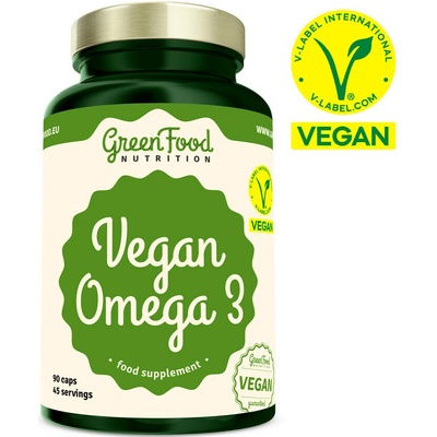 GreenFood Vegan Omega 3 90 kapsúl