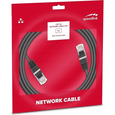 Speedlink SL-170402-BK CAT 5e, STP, 10m