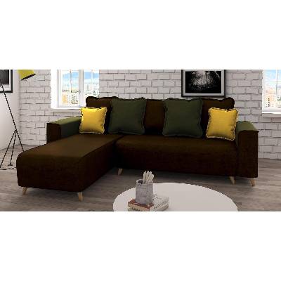 Холна гарнитура Глори кафяв