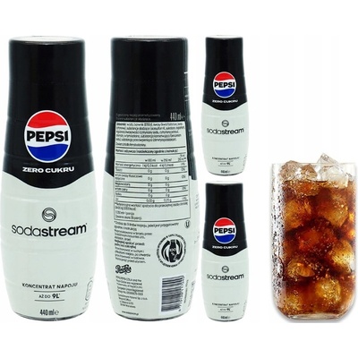 SodaStream pepsi max 3 x 440 ml