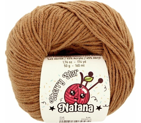 Natana Cherry Star 059 oriešková hnedá