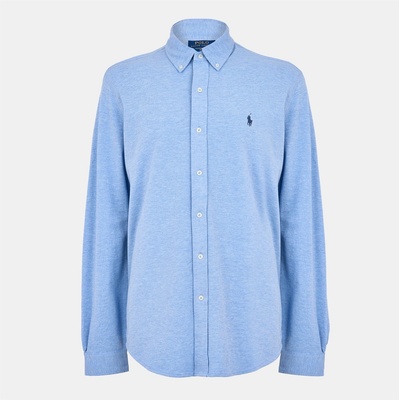 Ralph Lauren Риза Polo Ralph Lauren Men's Slim Fit Button-Down Plain Shirt - Isle Heather