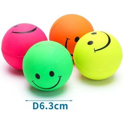Nobleza gumový míč smiley 6,3 cm