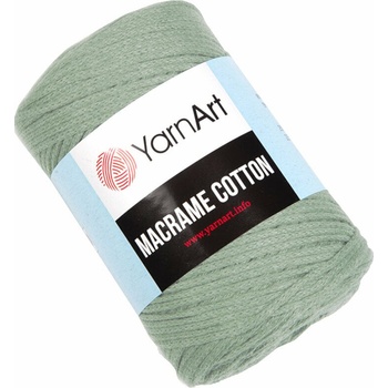 Image 1 of YARNART Macrame Cotton 2 mm 225 m 794 Green/Gray юта (Macrame Cotton 2 mm 794)