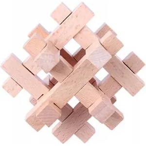 Johntoy Дървен 3D пъзел Johntoy - Главоблъсканица, вид 12 (28173-12)