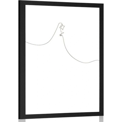 Plakát jednoduché linie - 40x60 no frame