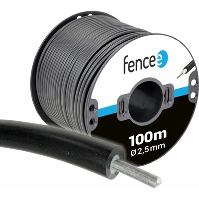 Vysokonapäťový hliníkový kábel 2,5 mm pre elektrický ohradník - 100 m