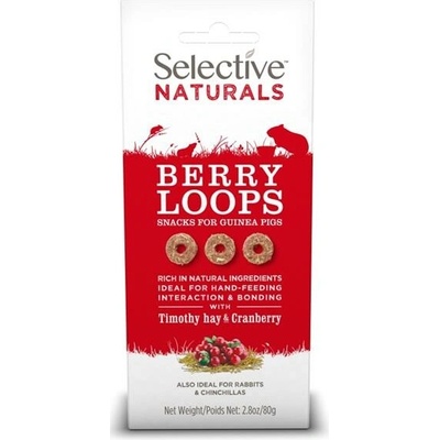 Supreme Selective Naturals snack Berry Loops 80 g