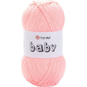 YARNART Baby 204 Light Pink Плетива прежда (Baby 204)