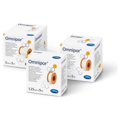 HARTMANN-RICO Omnipor náplast na cívce 5 cm x 5 m