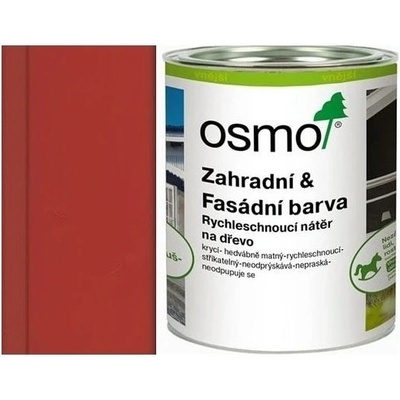 Osmo Garden Colour 7530 Flame Red - Бързосъхнещ финиш на водна основа (4305)