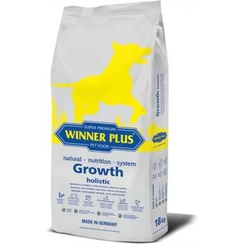 WINNER PLUS Growth holistic - холистична храна за подрастващи кученца БЕЗ ЗЪРНО, за всички породи, Германия - 18 кг