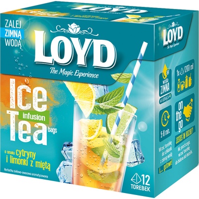 Loyd Studený čaj citron limetka máta 12 sáčků