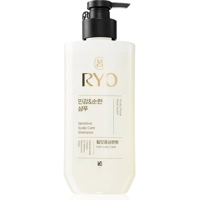 Ryo Sensitive Scalp Care Shampoo успокояващ шампоан за чувствителна кожа на скалпа 480ml