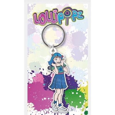 Prívesok na kľúče Lollipopz gumová modrá
