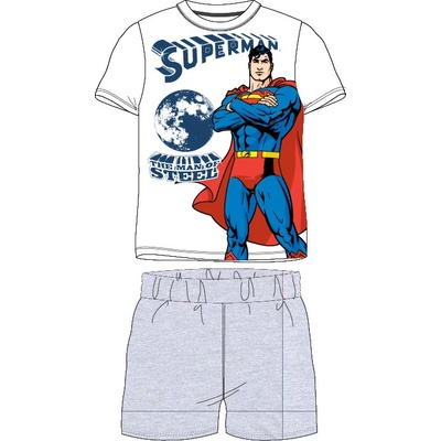 Eplus M pyžamo Superman biela