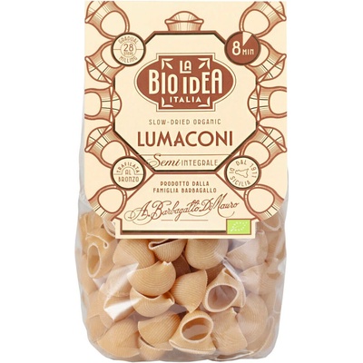 Bio Idea Lumaconi polocelozrnné těstoviny Bio 375 g