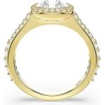 Swarovski пръстен дамски позлатен модел с циркон UNA (5762628)