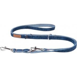 amiplay Lead Jeans Denim 6 in 1 - тренировъчен повод за куче - ДЪНКИ, размер L - 100 - 200 х 2 см - Полша - 271456