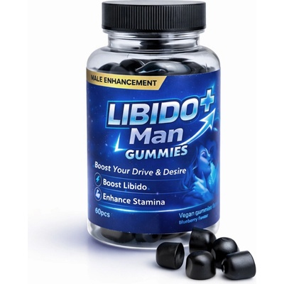 Libidi+ LIBIDO+ Man Gummies 60 ks 180 g