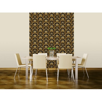 DIMEX ART s. r. o Луксозна флизелинова тапета златни декорирани орнаменти