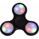 Fidget spinner LED černý