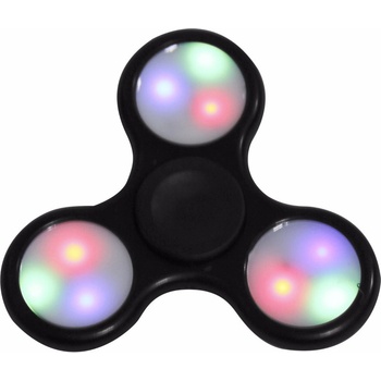 Fidget spinner LED černý