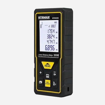 RTRMAX Лазерна ролетка 100 м, 7 функции, rtrmax rtm039 (45165)