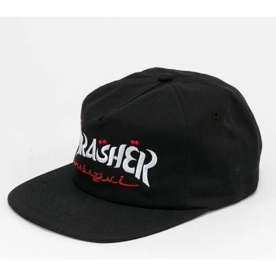 Thrasher Calligraphy Snapback černá