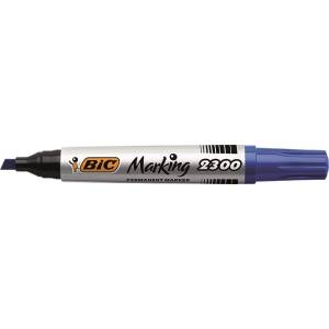 BIC Алкохолен маркер, 3, 7-5, 5 мм, изрязан, bic "eco 2300", син 8209253 (8209253)