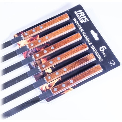 TOO kt-395 Шиш от 6 части 58 см с дървени дръжки във формата на меч (kt-395)