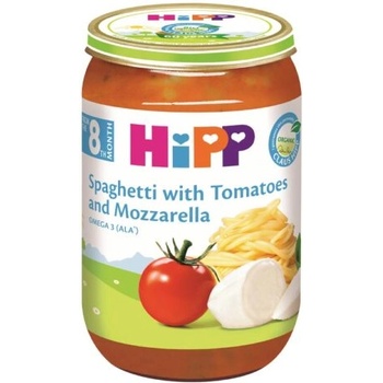 Image 1 of HiPP Био Пюре HiPP Спагети с домати и моцарела 220 гр. - 8+ месеца
